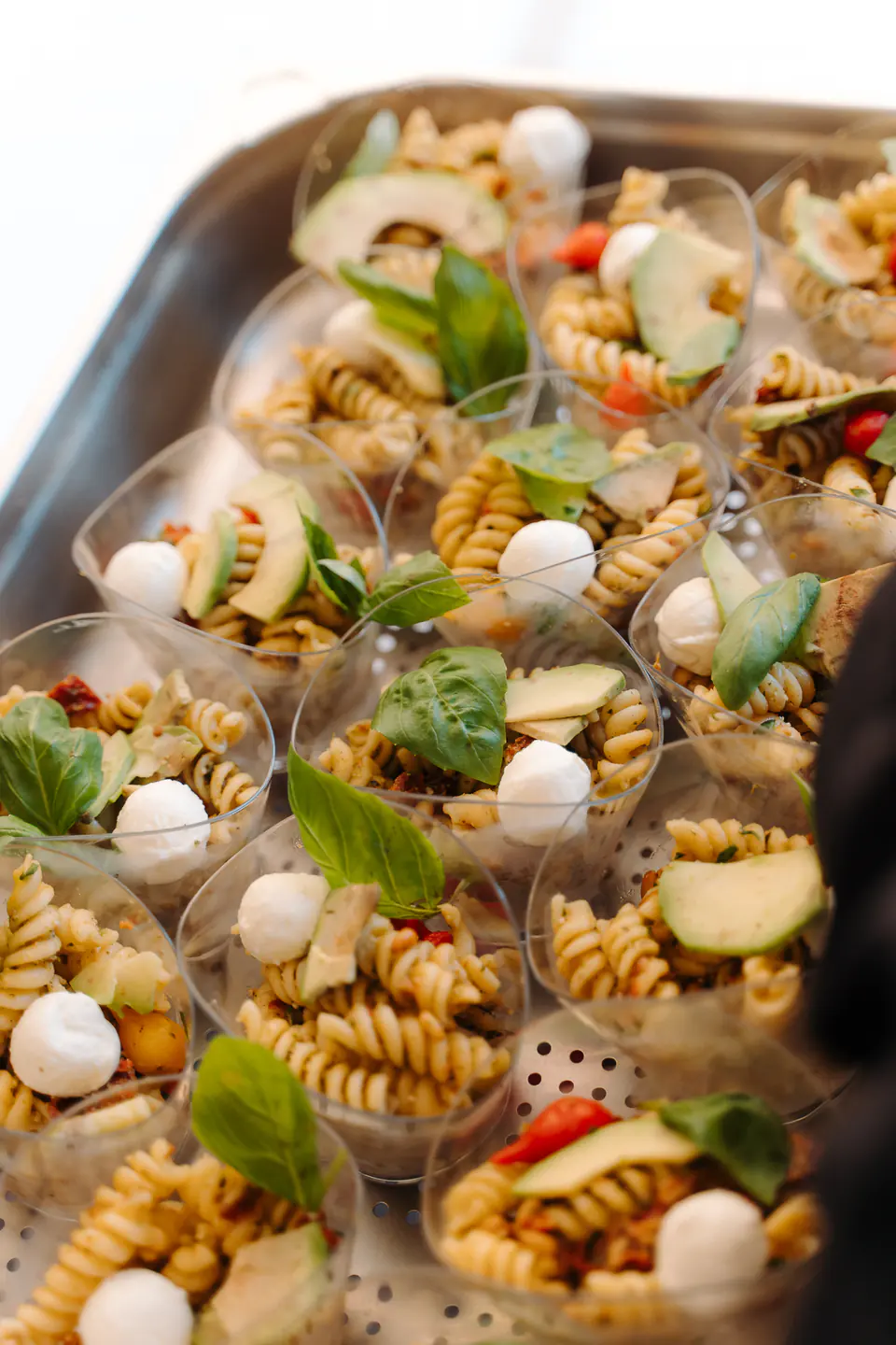 Obročne salate pripremljene za catering